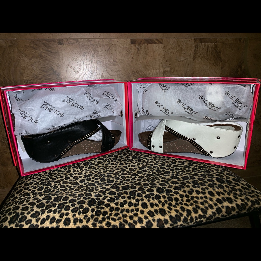 2 For 35 Brand New Wedge Heel Slip Ons